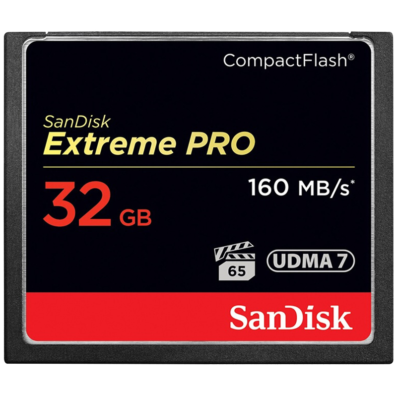 闪迪（SanDisk） 高速cf卡 存储卡 5D2 5D3 5d4 7D D810单反相机高速内存卡 CF卡1067X
