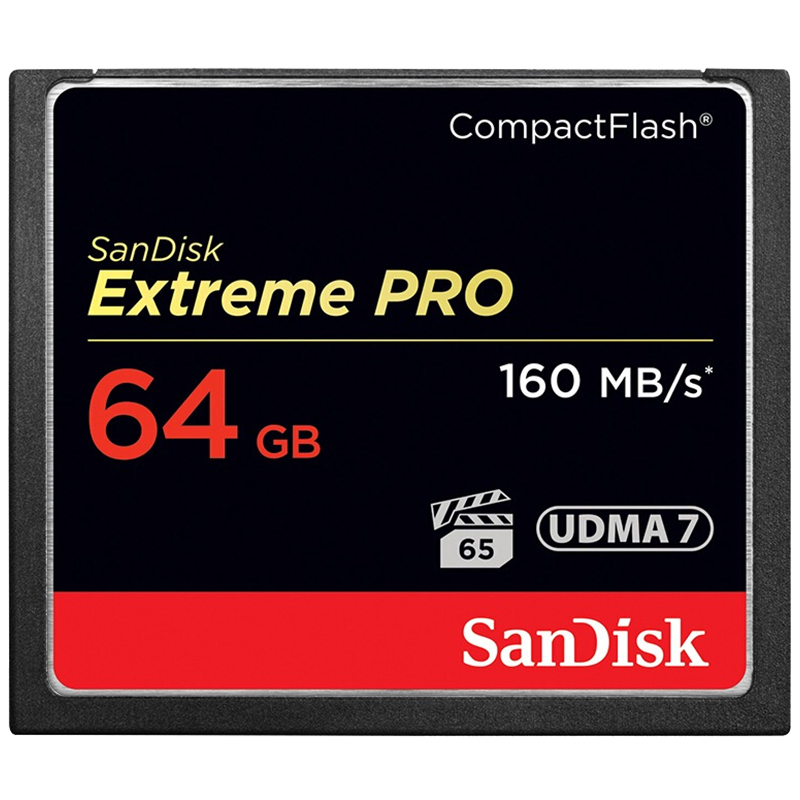 闪迪（SanDisk） 高速cf卡 存储卡 5D2 5D3 5d4 7D D810单反相机高速内存卡 CF卡1067X