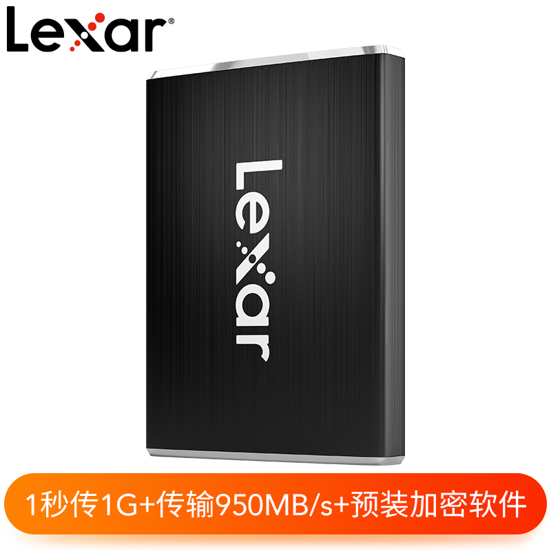 lexar雷克沙SL100固态移动硬盘1TB USB3.1高速Type-C便携式pssd