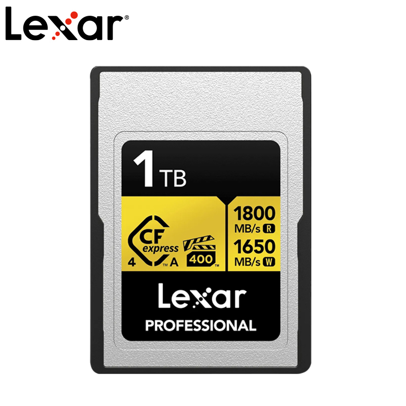 Lexar® Professional GOLD CFexpress™ 4.0 Type A 存储卡 1TB
