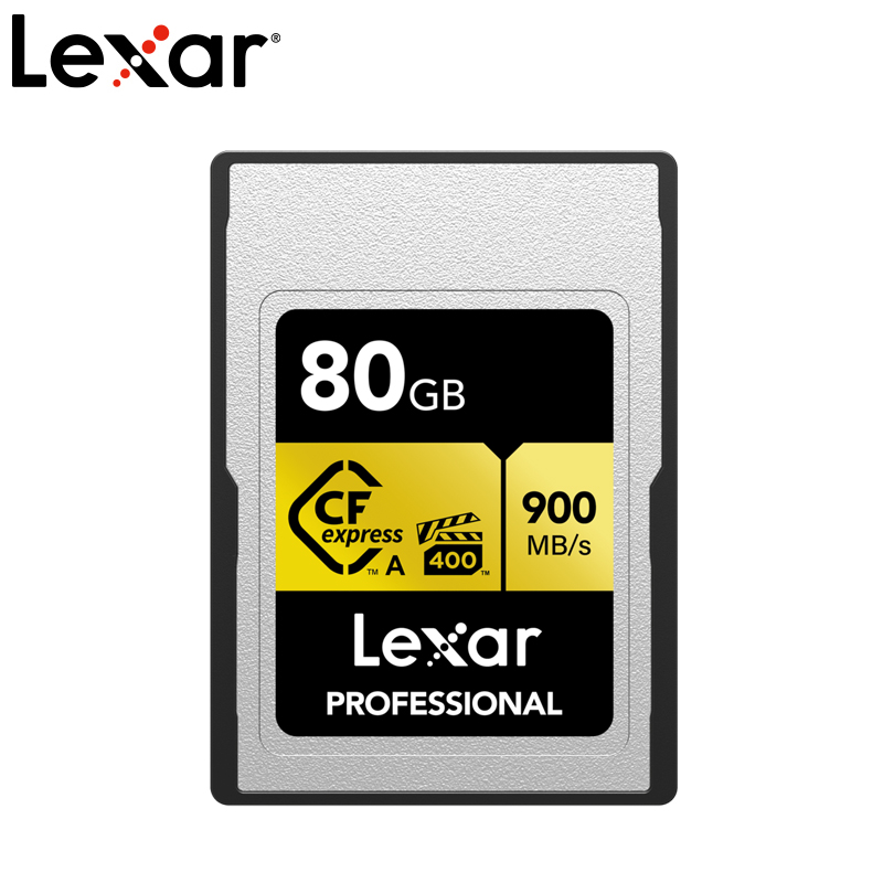 Lexar® Professional CFexpress™ Type A 存储卡 GOLD 系列 80GB