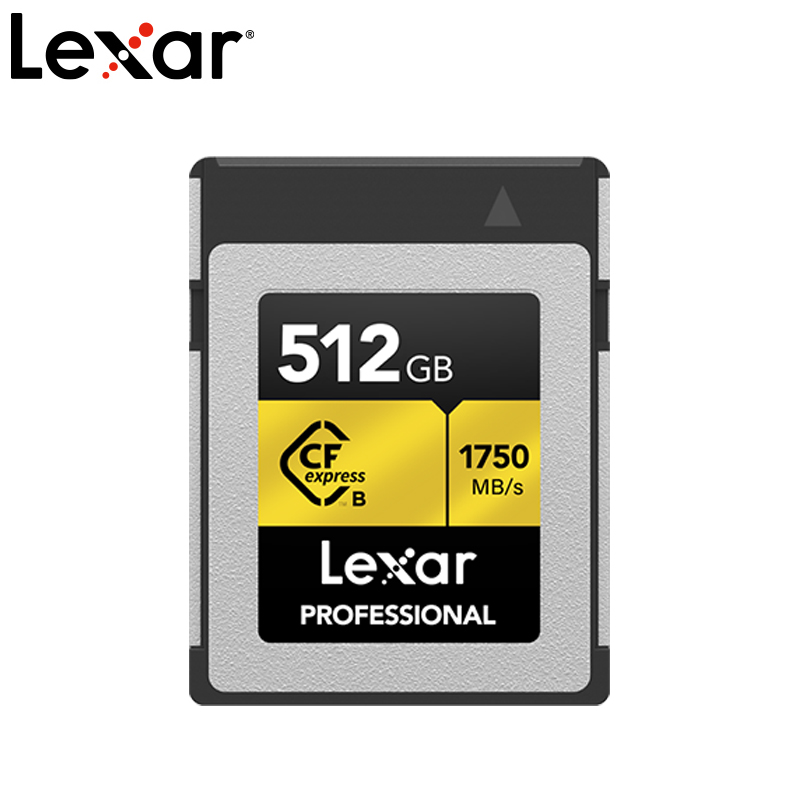 Lexar® Professional CFexpress™ Type B 存储卡GOLD系列 512GB